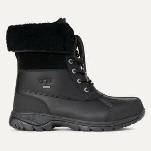 UGG Men’s Waterproof Winter Snow Butte Boot Black Size 10.5 NEW